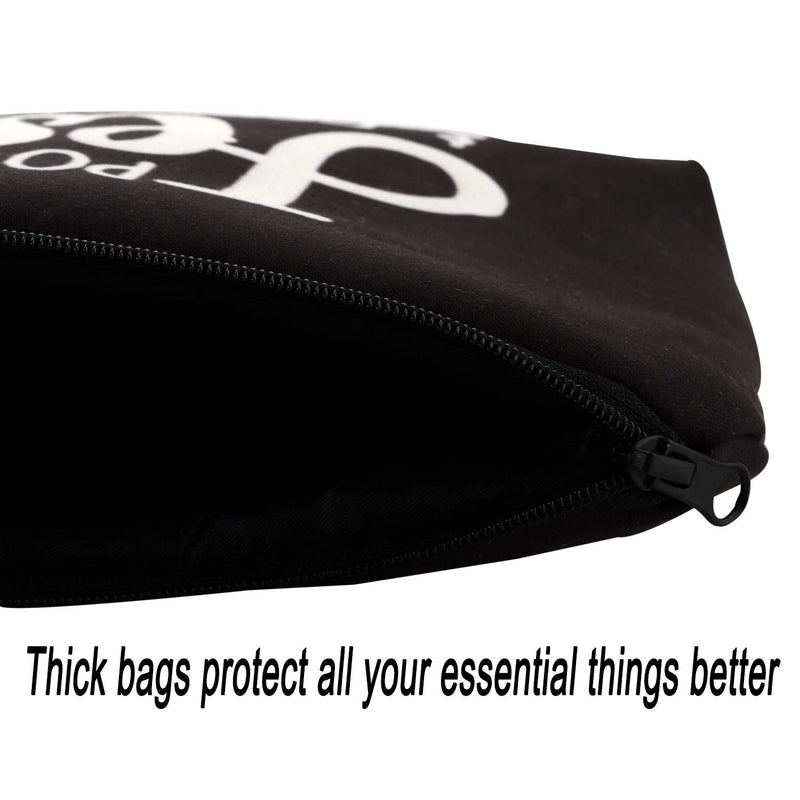 [Australia] - Don't Touch My Shit Makeup Bag Funny Zipper Pencil Pouch Makeup Essentials Bag (Touch My Shit) 