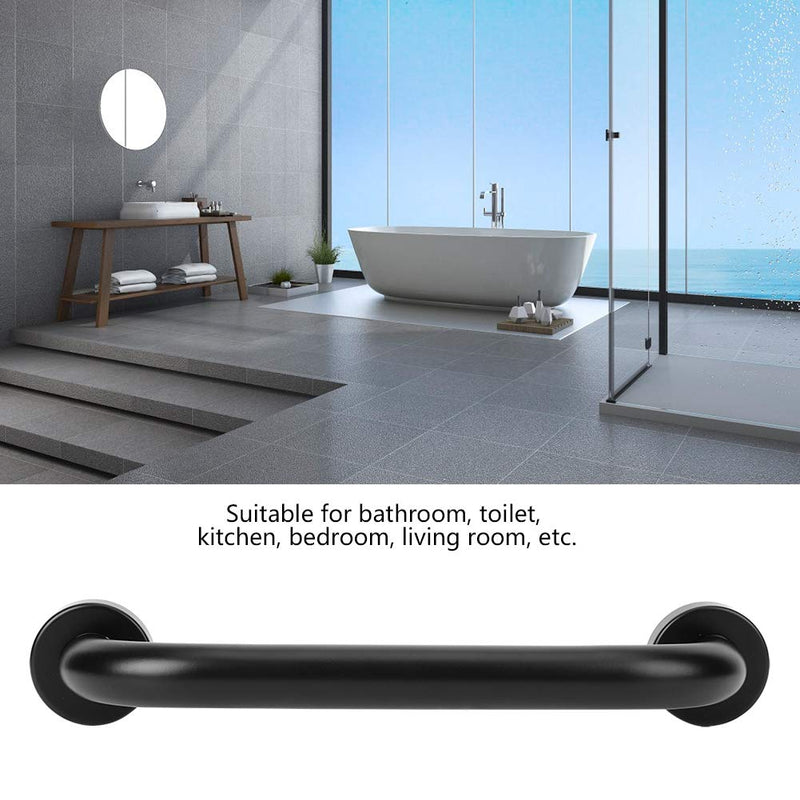 [Australia] - Bathroom Black Space Aluminum Bathtub Handrail Bathroom Handle Bar Anti-Skid Safety Grab Bar Bathroom Accessory 30cm 