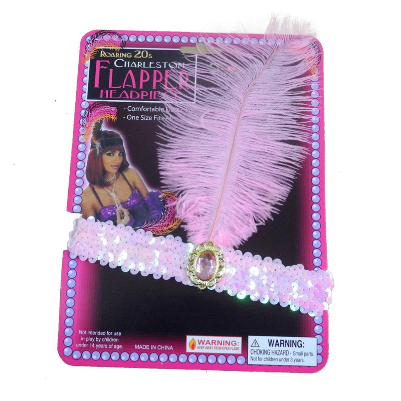 [Australia] - Sequin Headband Art Deco Party Accessory Party Feather Headband 8pcs 8pcs Colors 