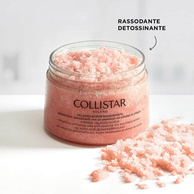 [Australia] - COLLISTAR Talasso Exfoliating Scrub Firming Detoxifying Salts with Essential Oils of Cherry Maxi Jar 700 gr 