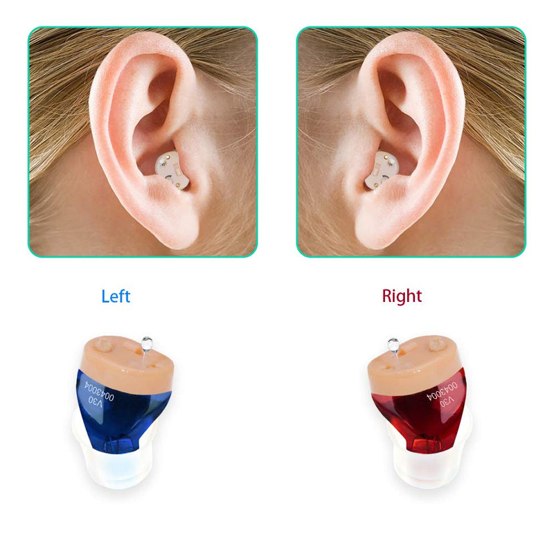 [Australia] - IncenSonic Rechargeable Hearing Amplifier for Seniors,Voice Enhancer and Audio Sound Amplifier,Fit Both Right and Left Ear 