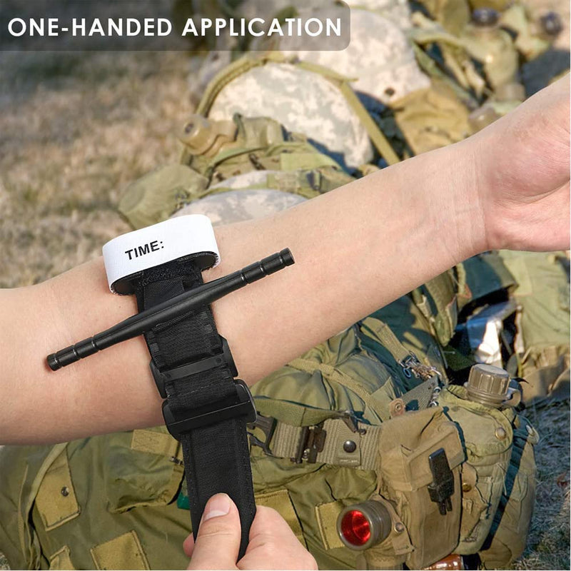 [Australia] - NewZC 2PCS Outdoor Tourniquet First aid kit Tourniquet Emergency Medical Tourniquet Quick Release Buckle One-Handed Operated for Outdoor Sport Camping Hiking Mountaineering 