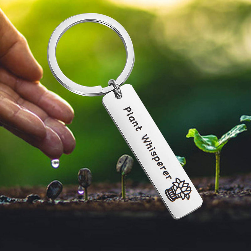 [Australia] - Gardener Gift Idea Plant Lover Gift Plant Whisperer Keychain Gardening Jewelry Plant Keychain 