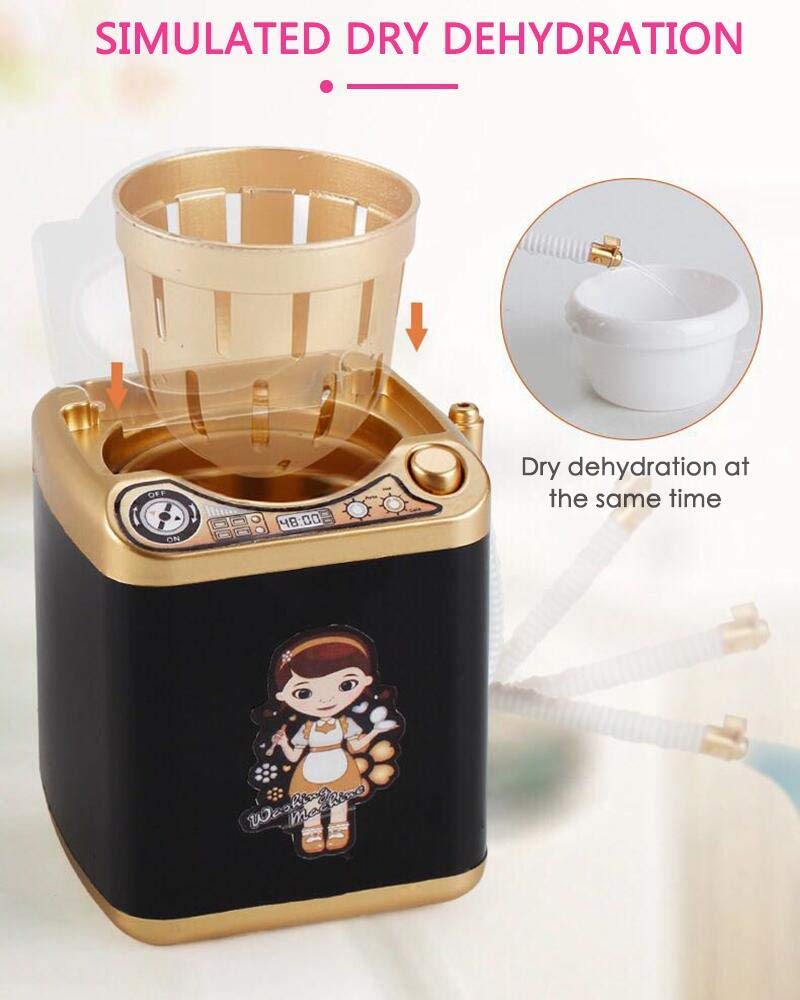 [Australia] - Falagasa Makeup Sponge Washing Machine, Mini Makeup Brush Cleaner Device Automatic Makeup Sponge Washing Machine for mini Makeup Sponge Black 