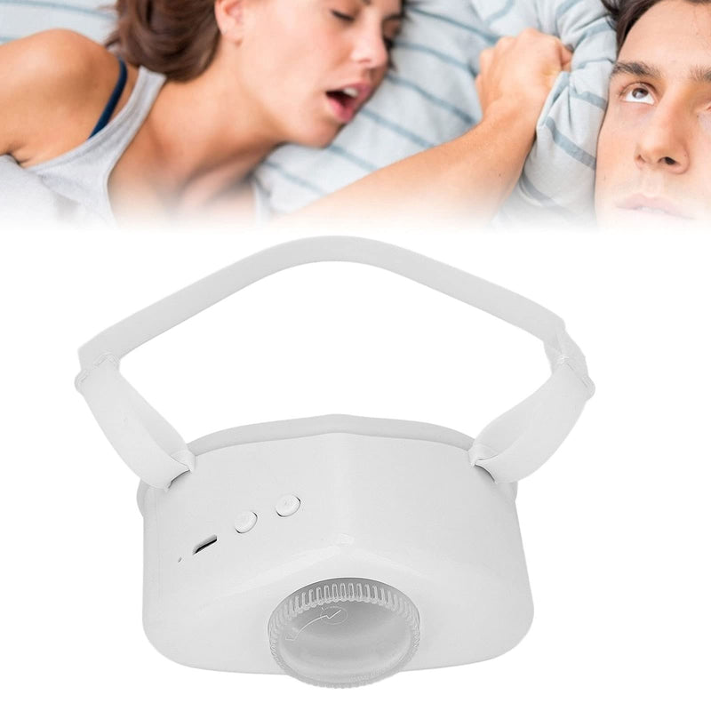 [Australia] - Anti Snoring Devices, Portable Electric Anti Snore Device, Helps Stop Snoring During Sleep, Snoring Solution(White) White 