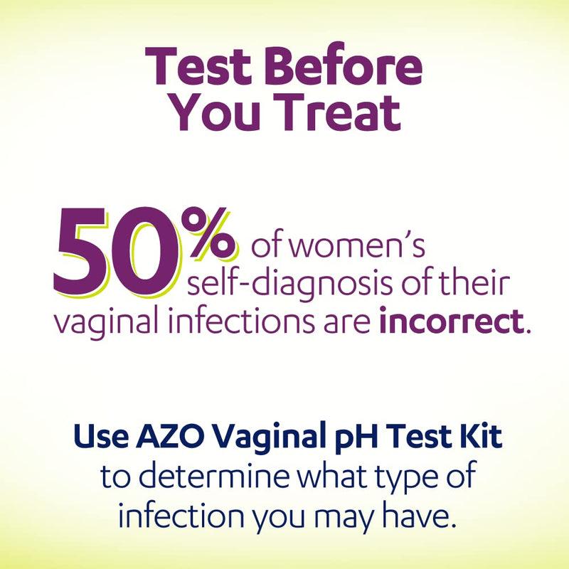 [Australia] - AZO Vaginal pH Test Kit, Clinically-Tested Vaginal Infection Test Kit, Fast & Accurate Results, from The #1 Most Trusted Brand, 2 Self-Tests 