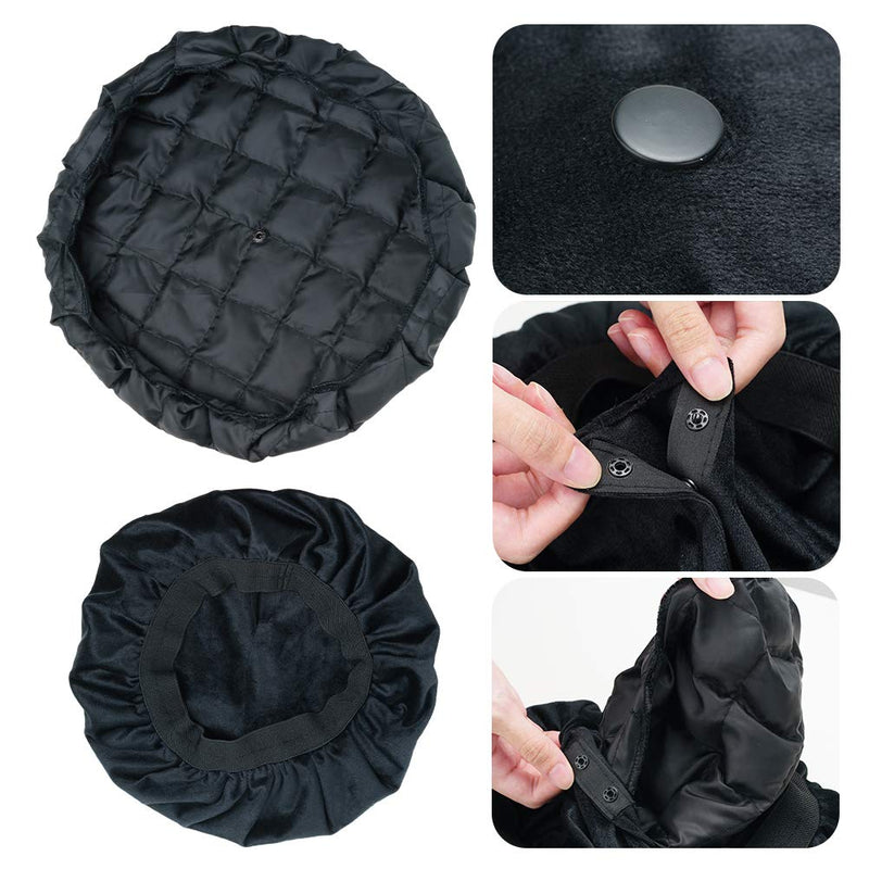 [Australia] - Locisne Removable Flaxseed Deep Conditioning Heat Cap Microwavable Steam Heated Hat Cap for Regular Deep Damaged Hair Conditioners Hydrate Moisturize Condition Treatment 