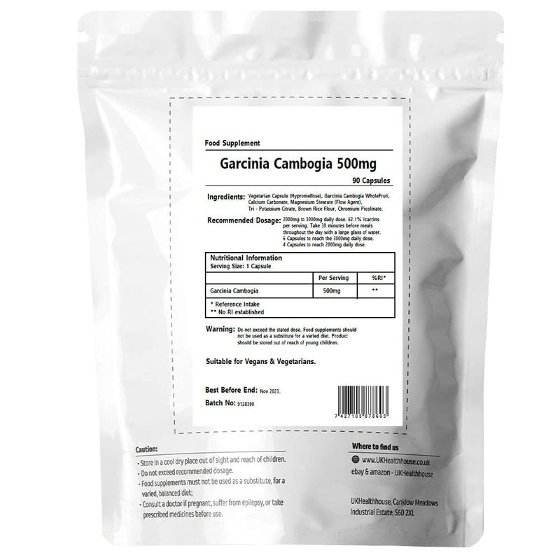 [Australia] - Garcinia Cambogia - 90 Capsules - 2000mg Daily Dosage - Premium Quality Supplement 