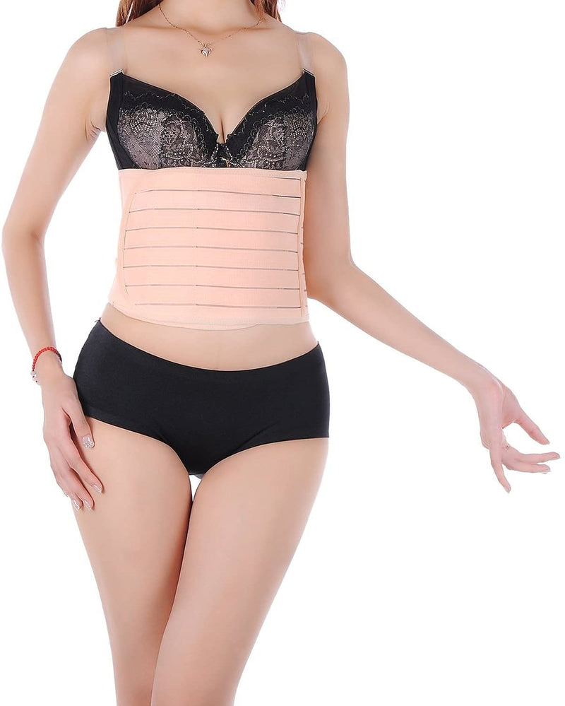 [Australia] - Healthcom 3 in 1 Postpartum Support Recovery Belt Breathable Elastic Adjustable Postpartum Recovery Support Girdle Belly After Birth Belly Band Waist Pelvis Belt Pregnancy Belly Wrap Abdominal Binder Body Shaper Postnatal Shapewear(Size:M) 