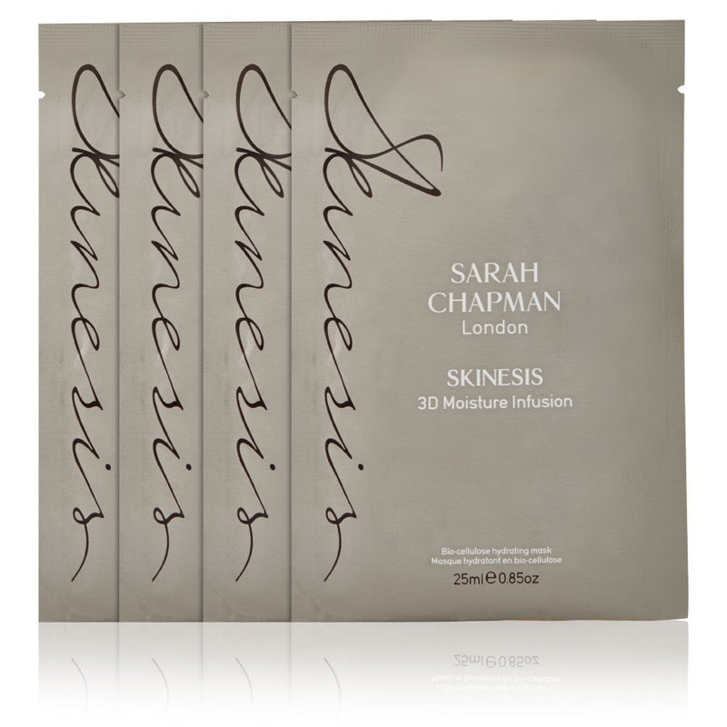 [Australia] - Sarah Chapman Skinesis 3D Moisture Infusion Mask Kit x 4, Hydrating Mask Kit 