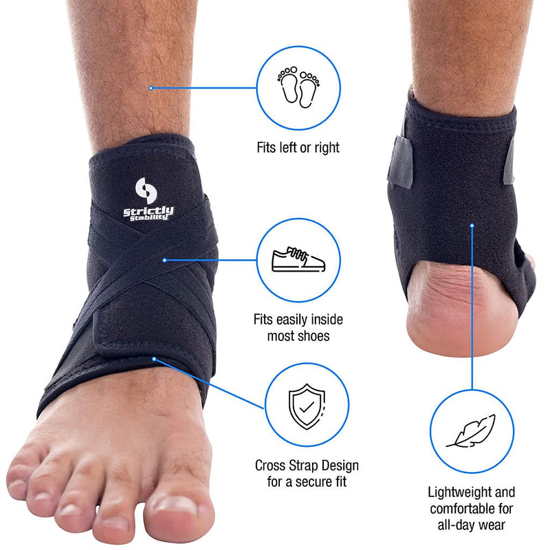 [Australia] - StrictlyStability Athletic Performance Neoprene Ankle Brace (Regular) Regular 