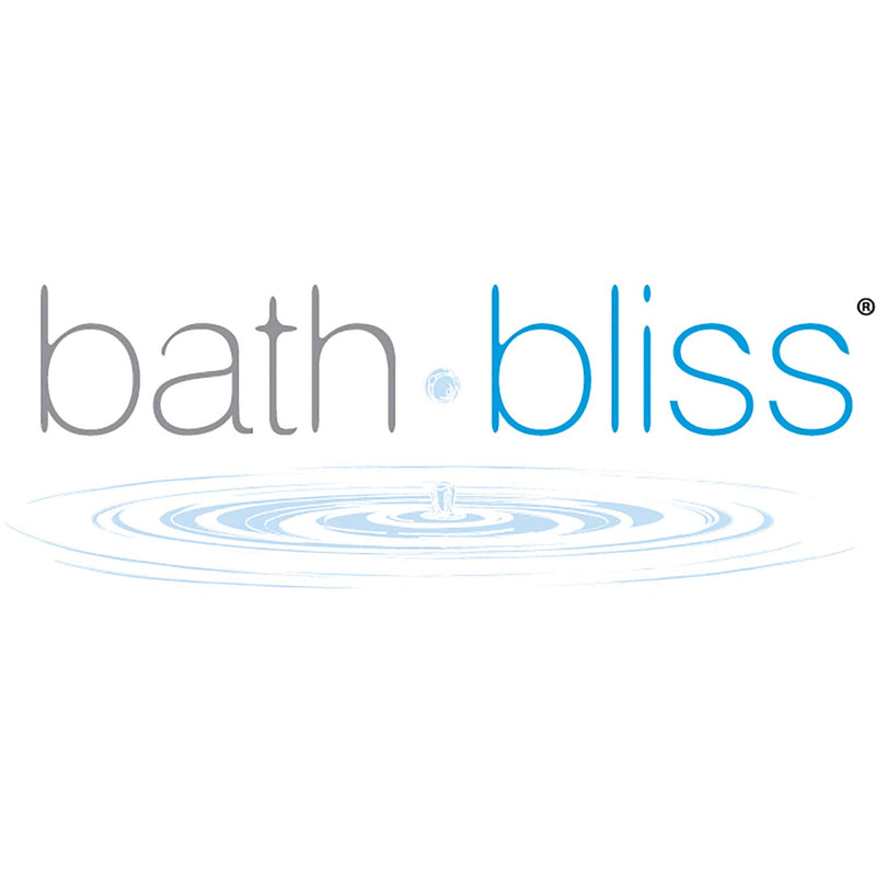 [Australia] - Bath Bliss, Suction Cup Placement, Anti-Microbial and Latex Free, Non Absorbent Waterproof Spa Foam Bath Pillow, White 