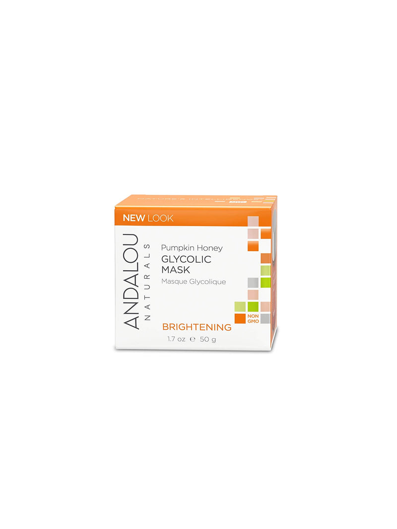 [Australia] - Andalou Naturals Brightening Mask, Pumpkin Honey Glycolic, 1.7 Ounce Pumpkin Honey Glycolic Exfoliating Mask 