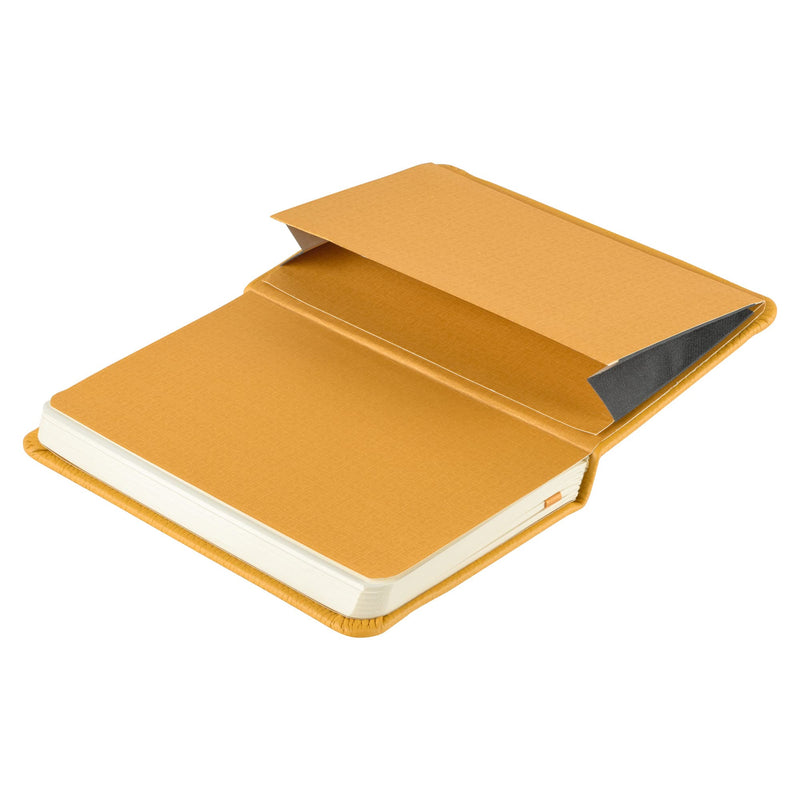 [Australia] - Leatherpress Classic Leather Notebook Journal, Hardcover, Butter Yellow, Pocket (3.8" x 5.7"), 240 Ruled Pages, Inspire Collection 