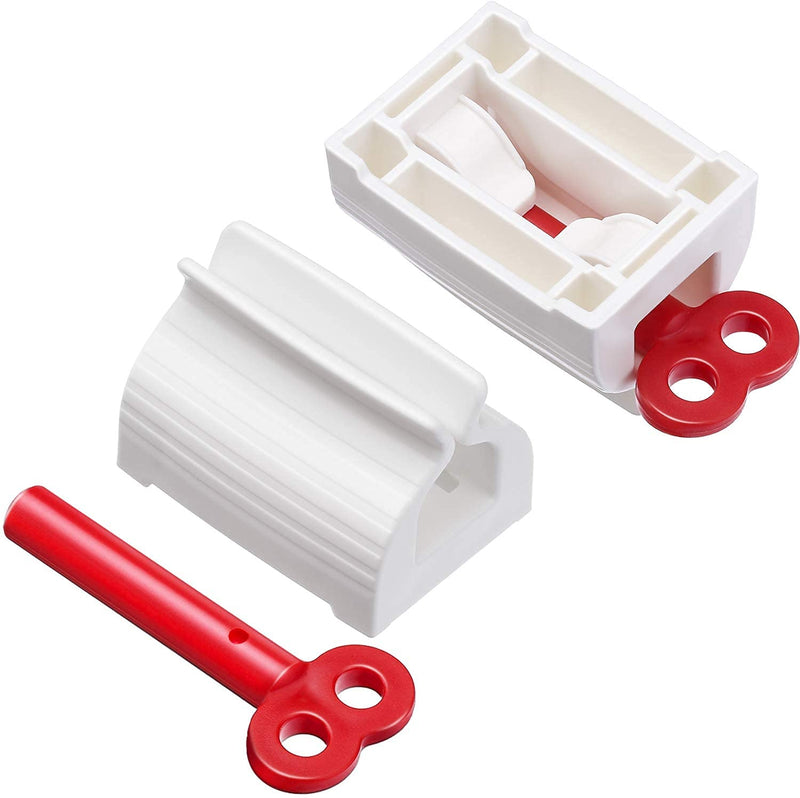 [Australia] - ZHjuju Rolling Tube Toothpaste Squeezer, 3 PCS Toothpaste Seat Holder Stand Manual Toothpaste Holder for Bathroom, Saves Toothpaste, Creams and more. 