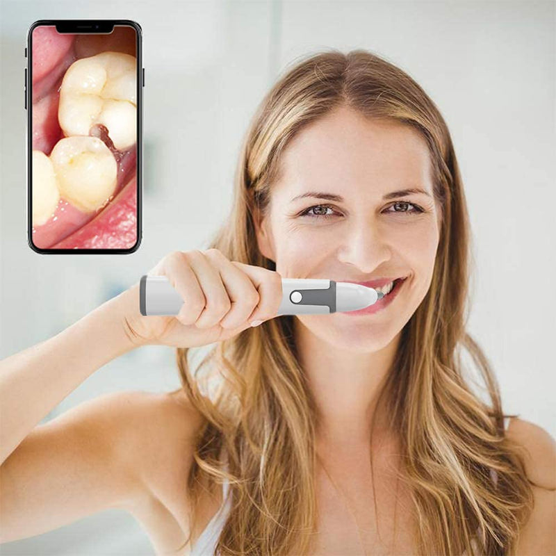 [Australia] - Wireless Otoscope, 3.9mm Ultra-Thin WiFi Ear Scope Camera with Earwax Removal Tool and 6 LED Lights, Ear Cleaner with Tmperature Control and Gyroscope, Ear Endoscope Compatible with Android and iPhone 