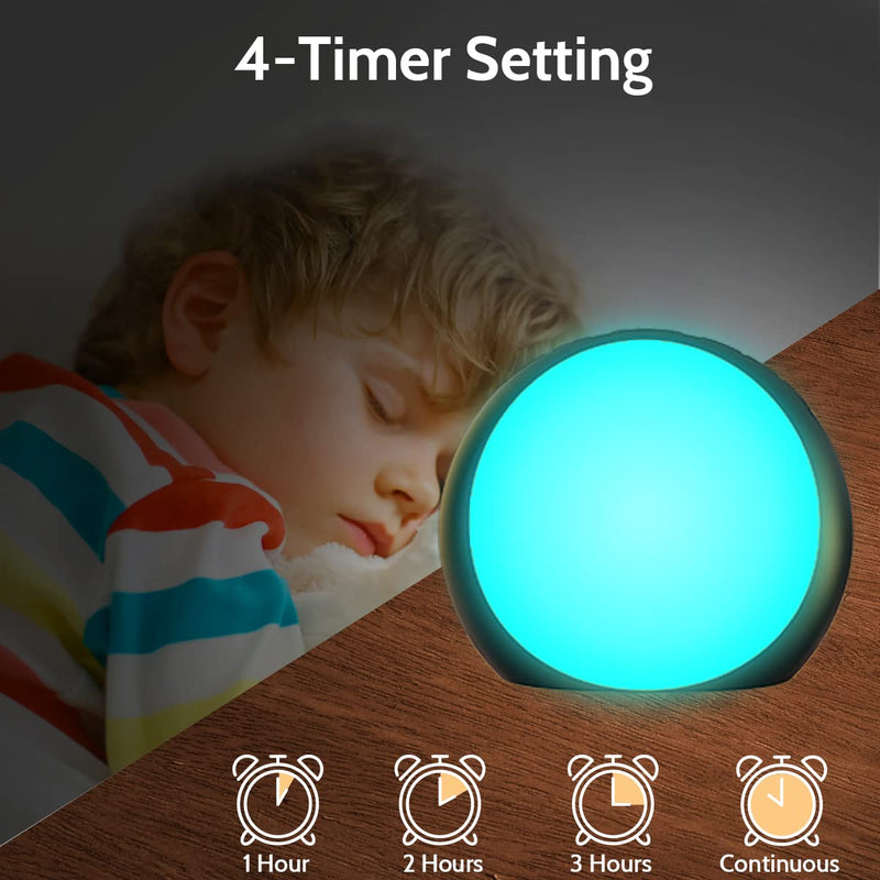 [Australia] - iDealSleep Sound Machine Sleep White Noise Machine with 30 Soothing Sounds 36 Levels of Volume 12 Color Night Lights 10 Levels of Brightness and Memory Function for Adult Baby Home and Travel (Black) Black 