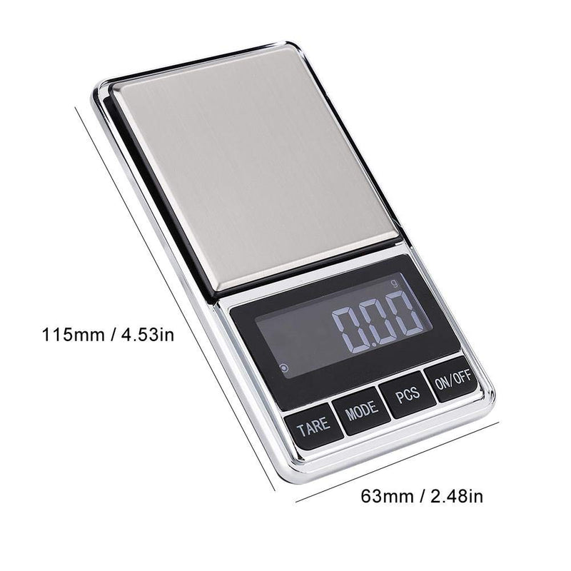 [Australia] - Jewelry Scale, 200g/0.01g Electronic Jewelry Weight Digital Scale Portable Mini High Precision Scale Gram for Jewelries,Coins,etc 