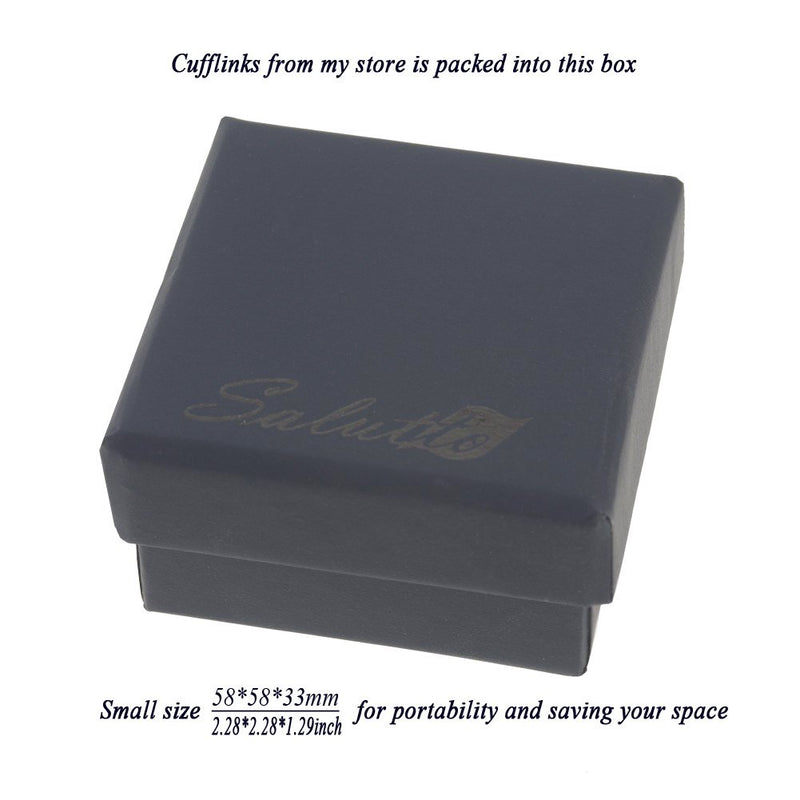 [Australia] - Salutto Men's Cute Shape Special Cufflink with Gift Box Owl 