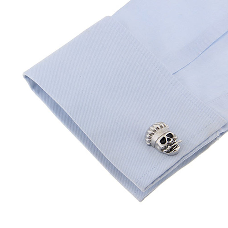 [Australia] - Chef Cook Skull Cufflinks 