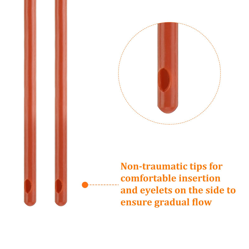 [Australia] - 10 Pieces 15 Inch x 18FR Rubber Enema Tubes Colon Tubes for Coffee Enemas Higher Colon Cleanse for Secure 