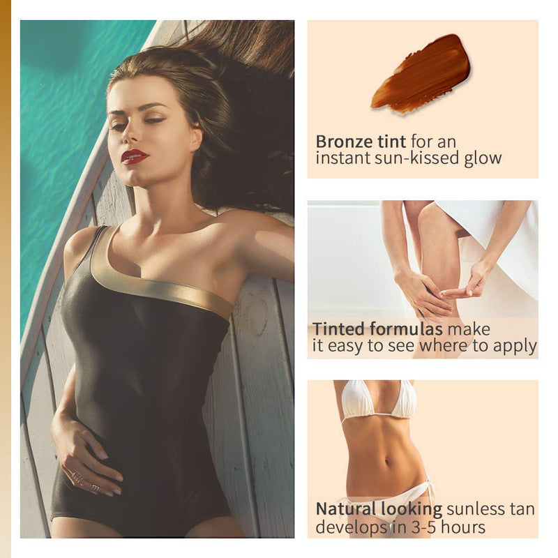 [Australia] - Body Drench Quick Tan Instant Self-Tanner, Bronzing Mousse, Medium Dark, 4.2 oz 1-Pack 