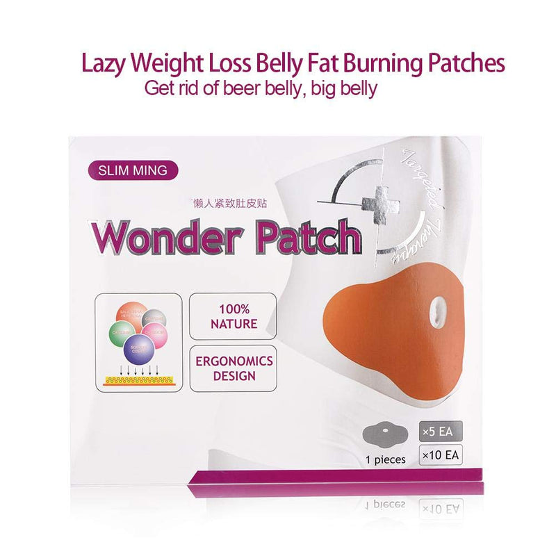 [Australia] - Slimming Patches,Weight Loss Sticker 5Pcs/Bag Moisturizing Hydrating Lazy Navel Stickers Waist Abdominal Weight Loss for Body Beauty 