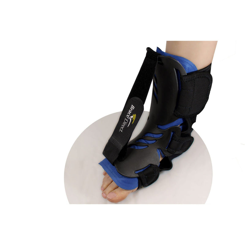 [Australia] - Hybrid Adjustable Night Splint Orthotic Brace- Pain Relief from Plantar Fasciitis, Heel Pain, Arch Pain, Achilles Tendinitis, and Foot Drop by Brace Direct Small/Medium (Pack of 1) 