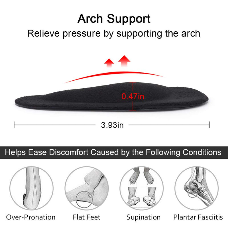 [Australia] - Dr. Foot's Arch Support Insoles for Flat Feet, Plantar Fasciitis, Relieve Pain for Women and Men (Beige+Brown+Black) Beige+brown+black 