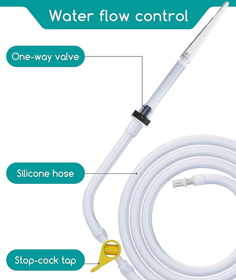 [Australia] - Enema Bag Kit 17pc- Home Enema Kit Colonic- 100% Transparent, Enema Kit for Coffee or Water Colon Cleanse Kit 2L Capacity Portable Carry Bag by Medi Grade 