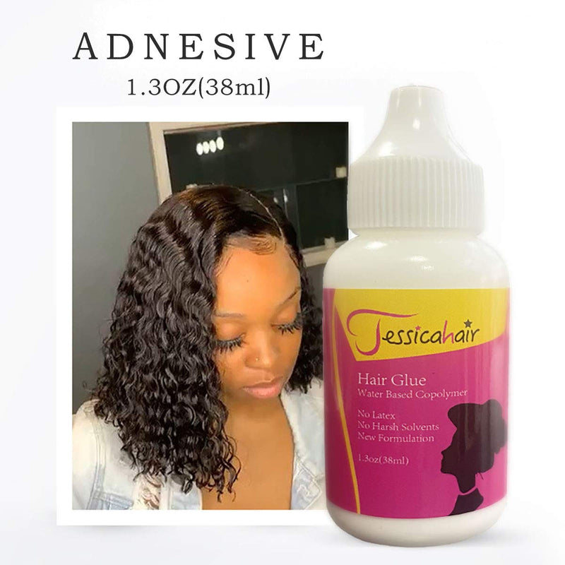 [Australia] - Jessica Hair Replacement Adhesive 1.3oz Wig Adhesive Invisible Bonding Wig Glue Strong Hold Active Lace Wig Adhesive (One Bottle) 1.3 Ounce 