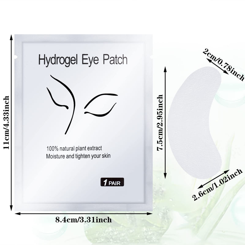 [Australia] - Yorgewd 50 Pairs Under Eye Gel Pads Eyelash Extension Pads Lints Free Eyelash Patches for Pro Salon & Individual Eyelash (50 Pairs) 