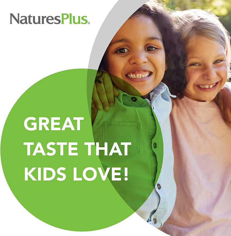 [Australia] - NaturesPlus Animal Parade Kid Zinc Lozenges - Tasty Tangerine Zinc and Vitamin C, Ginger, Olive leaf - Vision, Cognitive, Immune Support - Vegan, Gluten Free - 90 ChewableTablets 