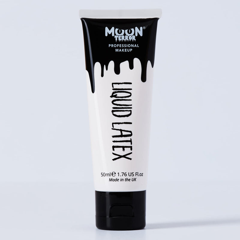 [Australia] - Moon Terror Pro FX Liquid Latex | 50ml | Premium Quality | Made in the UK & Cosmetically Certified | 100% Safe & Easy To Use | Vegan & Cruelty free 50 ml (Pack of 1) 