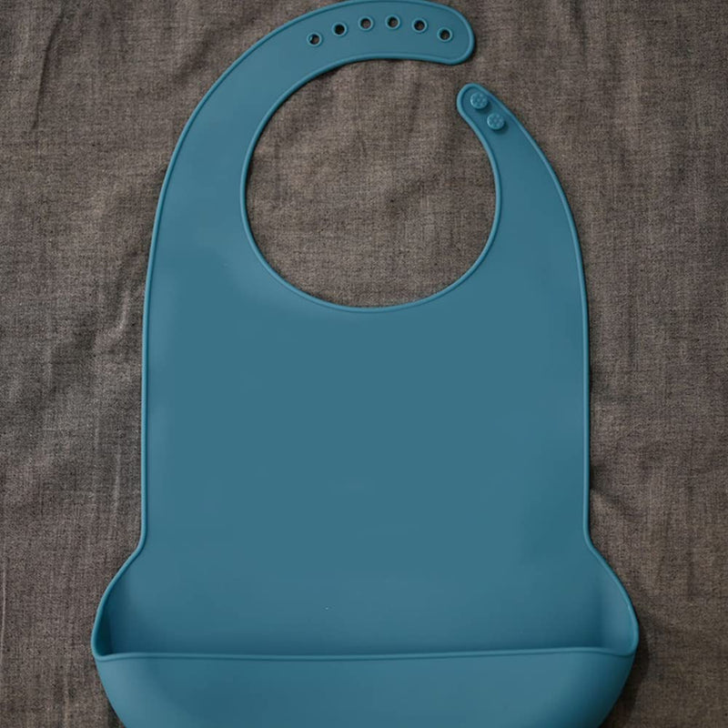 [Australia] - JINJIASUYISU Adult Bib Waterproof Clothing Protector Washable Silicone Adult Bib For Adults Seniors To Eat Prevent Soiling Of Clothes 