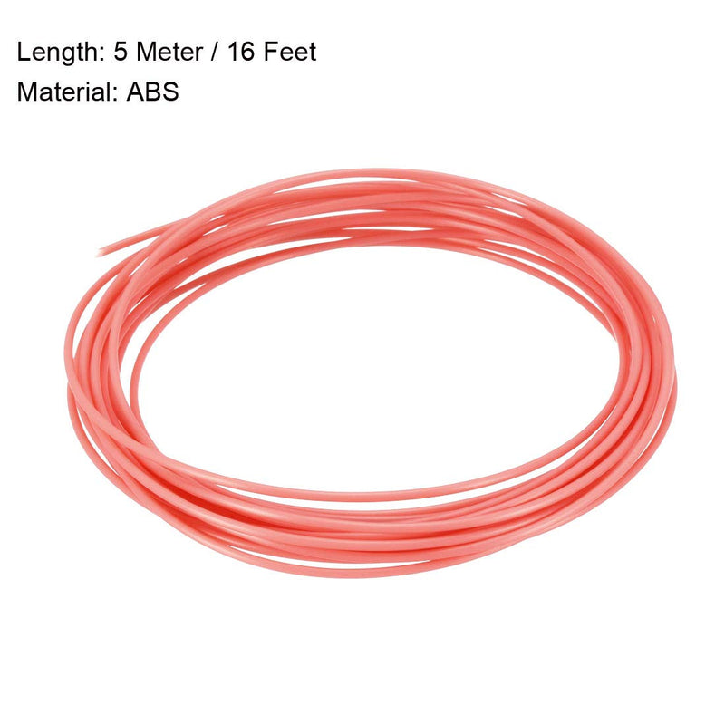 [Australia] - uxcell 3D Pen Filament Refills,16Ft,1.75mm ABS Filament Refills,Dimensional Accuracy +/- 0.02mm,for 3D Printer,Pink 