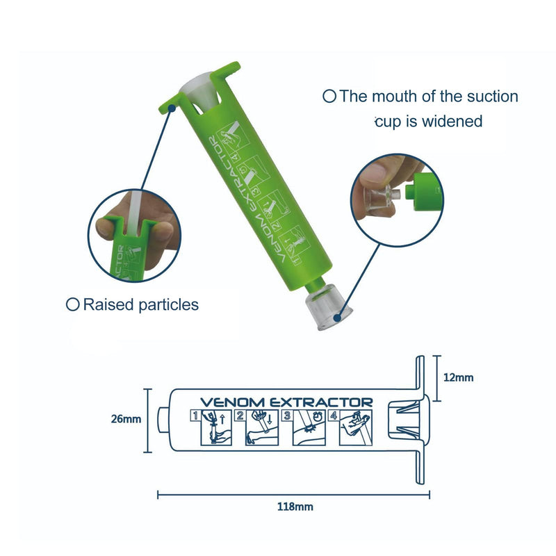 [Australia] - Bite Sucker, Bite Thing Extractor Tool Extractor Suction Pump, Bites Sucker Kit, for Poison Removal for Stings and Bites, Reduce Itching and Swelling 