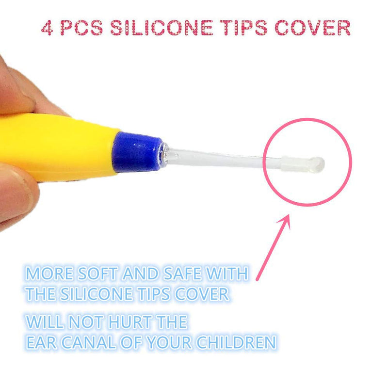 [Australia] - Ear Wax Removal Tool with Led Light for Kids - Toddlers, Infants, Baby and Adult by BonnyEars | Stainless Steel Earwax Remover Kit | Ear Pick Spoon Curette Tweezers Cleaning 