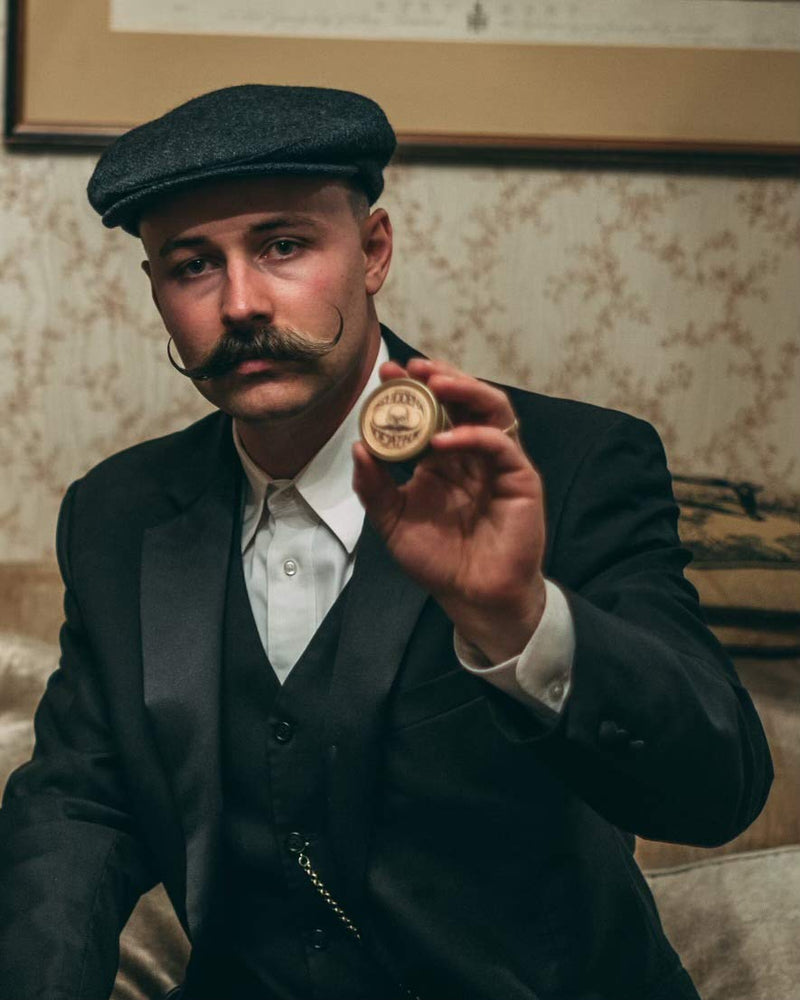 [Australia] - Mustache Wax Strong Hold Grooming For Men - 1oz Sudden Death Moustache & Beard Wax Tin - Perfect For Handlebar Mustaches By Death Grip 