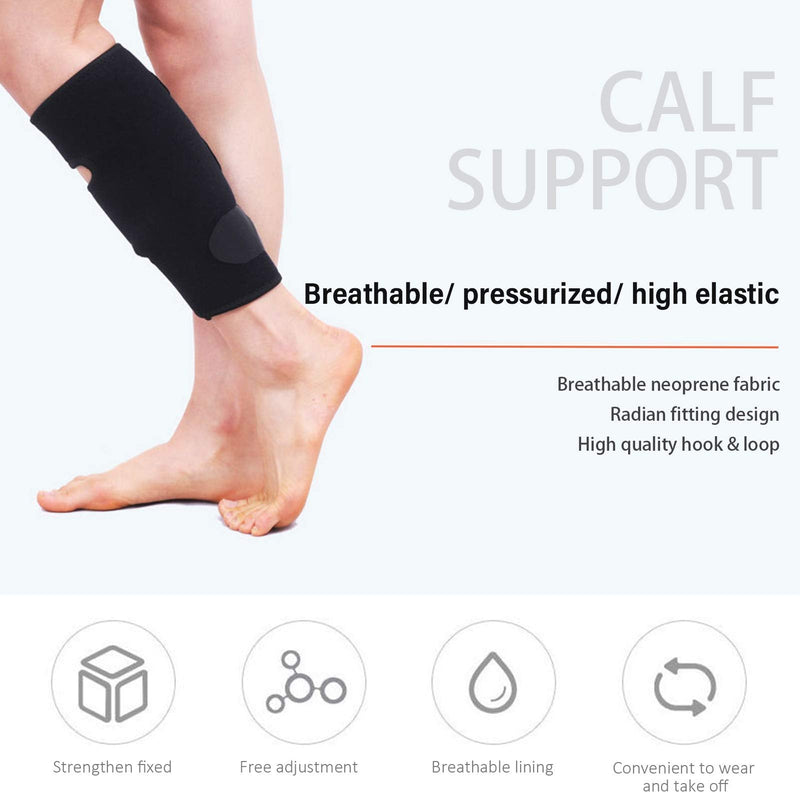 [Australia] - Calf Support Brace Calf Compression Calf Sleeve Lower Leg Wrap Splint for Sports Support Muscle Pain Relief 