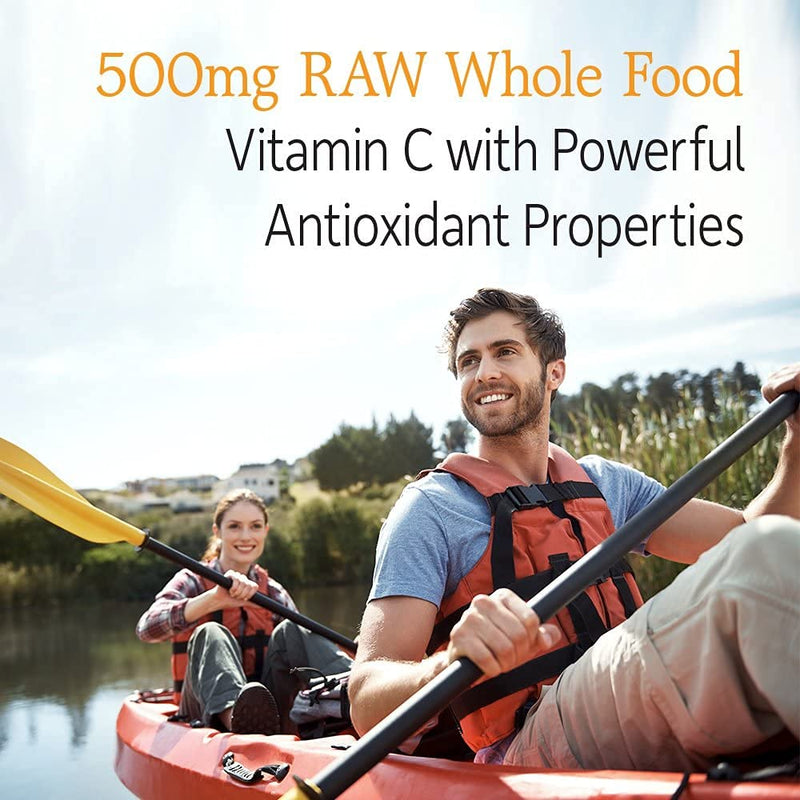 [Australia] - Garden of Life Vitamin C - Vitamin Code Raw Vitamin C - 120 Vegan Capsules, 500mg Whole Food Vitamin C with Bioflavonoids, Fruits & Veggies, Probiotics, Gluten Free Vitamin C Supplements for Adults 120 Count (Pack of 1) 