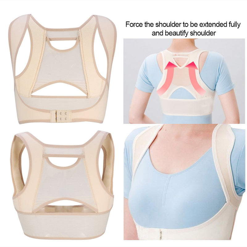 [Australia] - Posture Corrector, Invisible Spine Support Belt Orthosis Corset Orthopedic Waist Shoulder Brace Back Support Belt for Ladies Students(M) M 