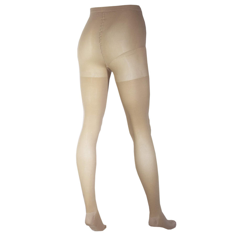 [Australia] - Truform 20-30 mmHg Maternity Compression Pantyhose, Tummy Support for Pregnant Belly, Beige, Medium (1757BG-M) 