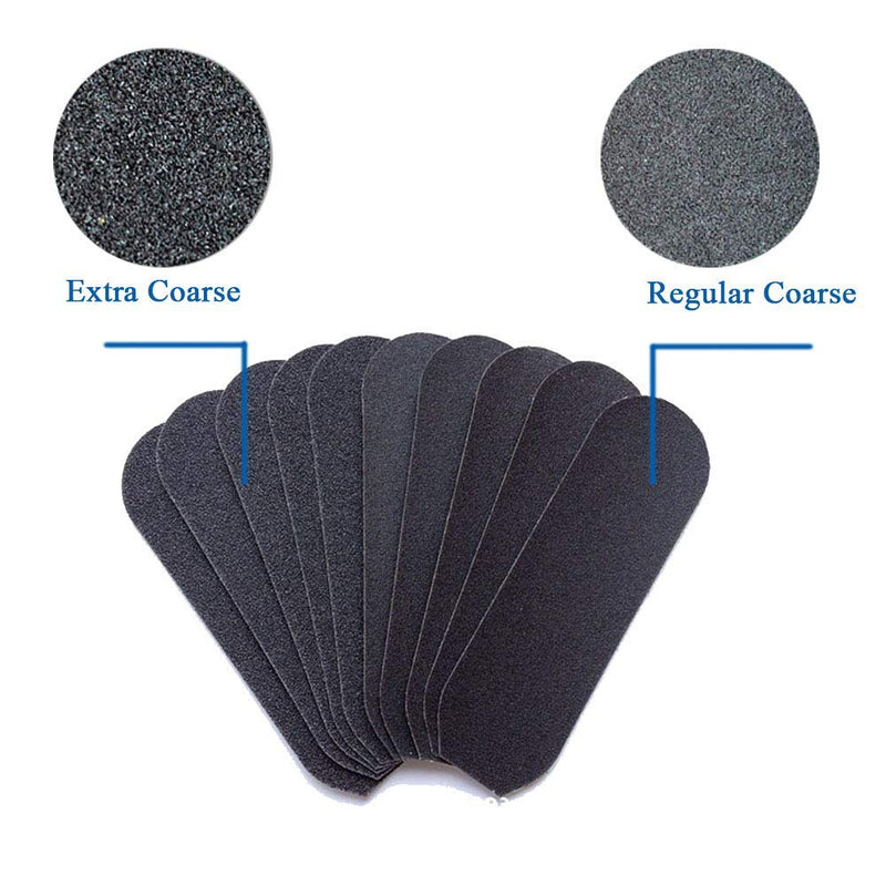 [Australia] - 100 PACK Foot File Refills, Sand papers Replacement Pedicure File Refill,Abrasive Pedicure File Replacement Pads,Black Pack for Double Sided Foot Rasp File 