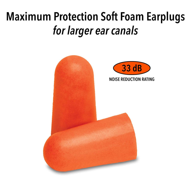 [Australia] - Mack’s Maximum Protection Soft Foam Earplugs – 50 Pair, 33 dB Highest NRR – Comfortable Ear Plugs for Sleeping, Snoring, Loud Concerts, Motorcycles and Power Tools 50 Pair (Pack of 1) 