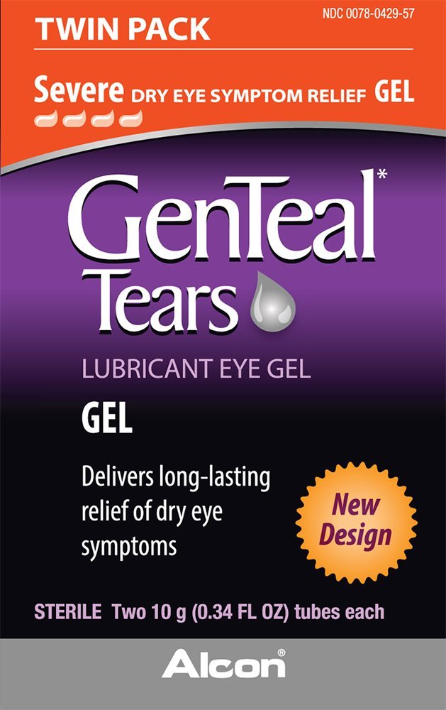 [Australia] - GenTeal Lubricant Eye Gel, Severe, Twin Pack - ( 2 Tubes 10 Grams Each) - Packaging May Vary 