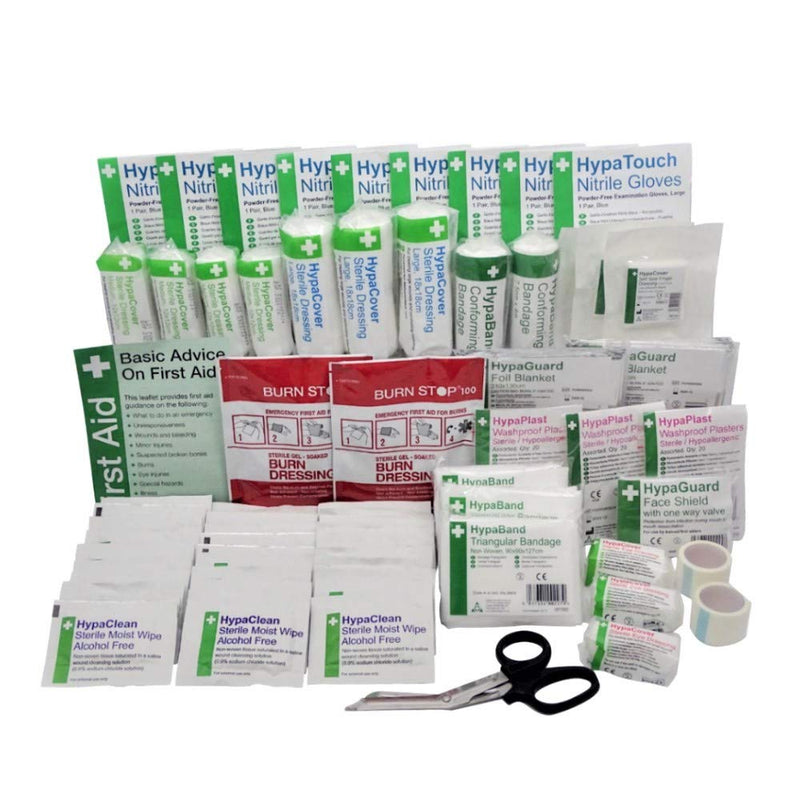 [Australia] - Safety First Aid Group Workplace First Aid Kit Refill BS8 599 Compliant, Medium with Accident Book A4 