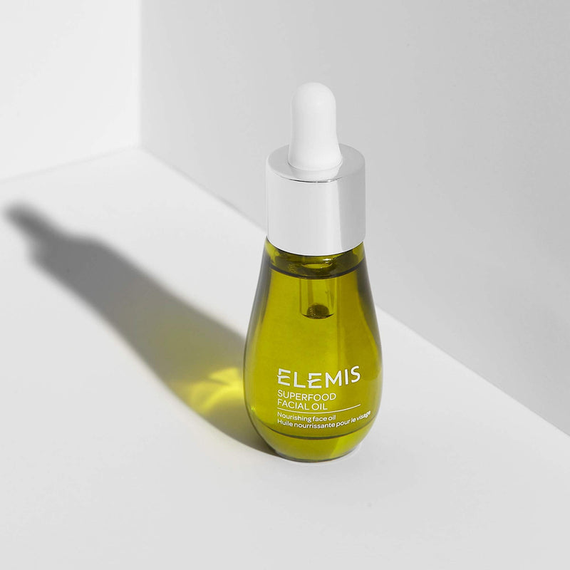 [Australia] - Elemis Superfood Facial Oil, Nourishing Face Oil Formulated with 9 Antioxidant-Rich Superfoods, Award-Winning Facial Oil to Enhance Radiance and Complexion, Lightweight Oil to Plump and Smooth, 15 ml 
