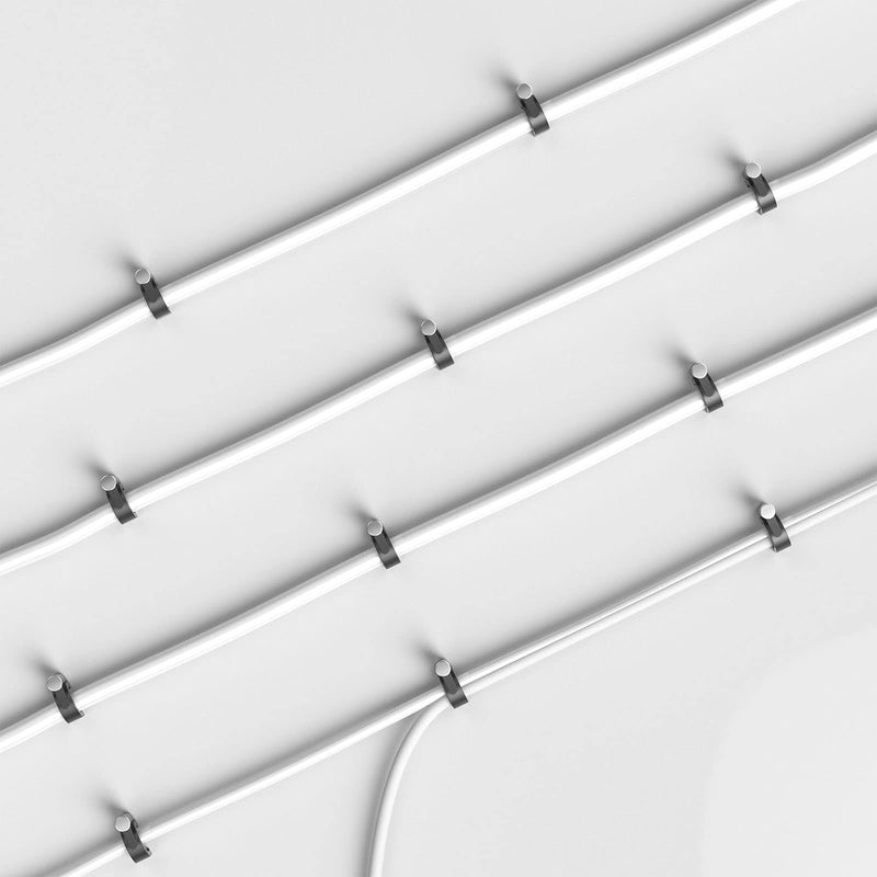 [Australia] - Cable Clips Nail in Cable Clips 200 Pcs Cable Wire Clips Cable Tacks Coax Cable Clips Speaker Wire Clips Cable Nails for Cords Wall Wire Clips 4/6/8/10mm RG6 RG59 CAT6 RJ45 Ethernet Cable Clips Black 