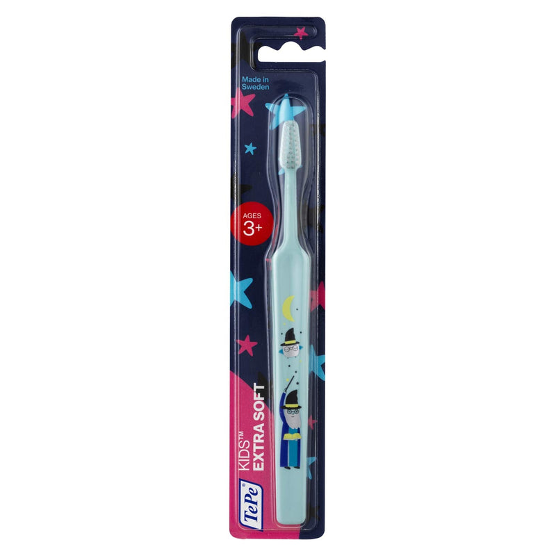 [Australia] - TePe Kids Select Compact X-Soft (Ages 3+) / Extra soft & fun zoo animal design / 1 x children's toothbrush 1x1 